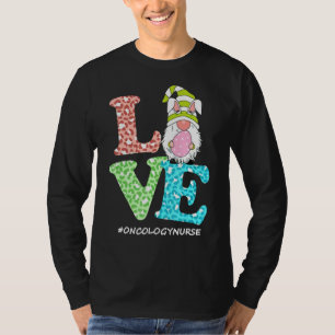 Love Gnome Bunny Delivery OB Easter Day Nursing T-Shirt