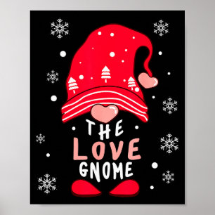 Love Gnome Family Matching Valentines Day Funny Gi Poster