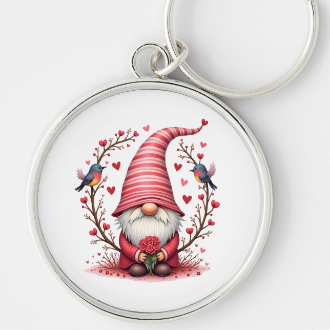 Love Gnome Key Ring (Front)
