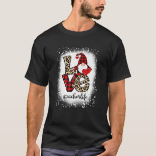 Love Gnome Teacher Squad Valentine Gnome Teacher B T-Shirt