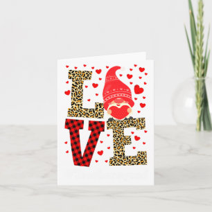 Love Gnome Teacher Squad Valentines Day Teacher St Card