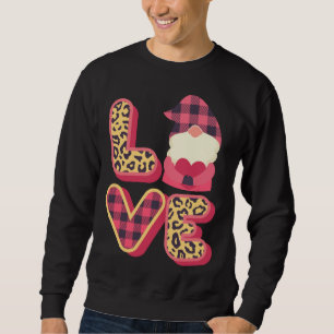 Love Gnome Valentines Day, Love Valentine Gnomes H Sweatshirt