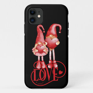 LOVE GNOMES romantic valentines day gift idea Case-Mate iPhone Case