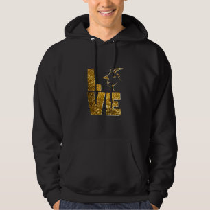 Love Goat Goat Animal Hoodie