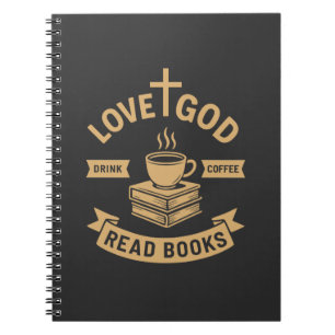 Love God Drink Coffee Read Books Christian
