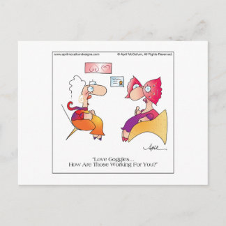 LOVE GOGGLES Postcard by April McCallum