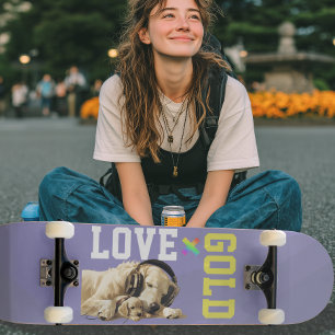 LOVE × GOLDEN RETRIEVER - Custom スケートボード Skateboard