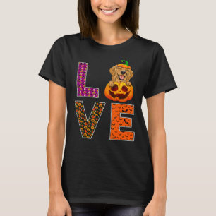 Love Golden Retriever Halloween Costume T-Shirt
