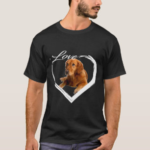 Love Golden Retriever   Of Animal      T-Shirt