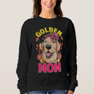 Love Golden Retrievers Golden Mom Sweatshirt