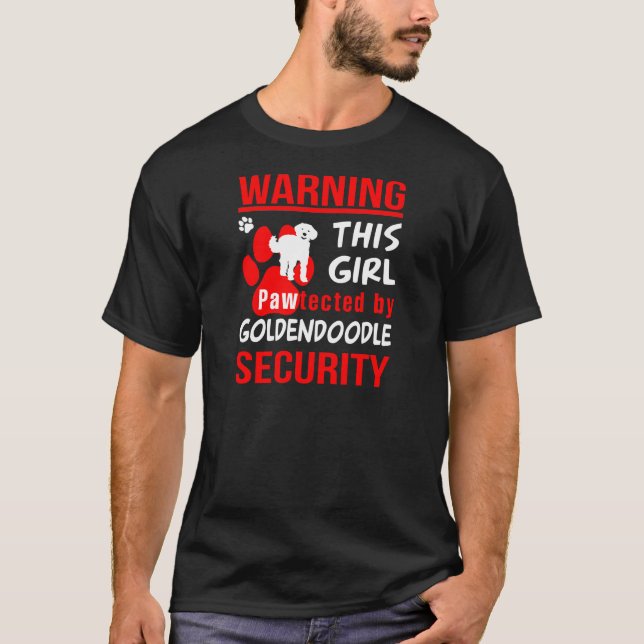 love Goldendoodle Funny Gift T-Shirt (Front)