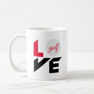 Love golf coffee mug