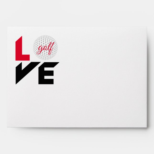 Love golf envelope (Front)