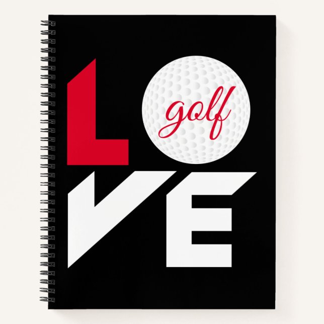Love golf notebook (Front)