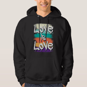 Love Graffiti Lgbt Gay Lesbian Hip Hop Graffiti Hoodie