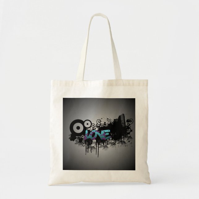 LOVE Graffiti Tote Bag (Front)