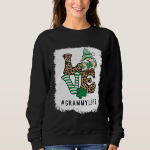 LOVE Grammy Life Gnome  St Patrick s Day Lucky Sha Sweatshirt