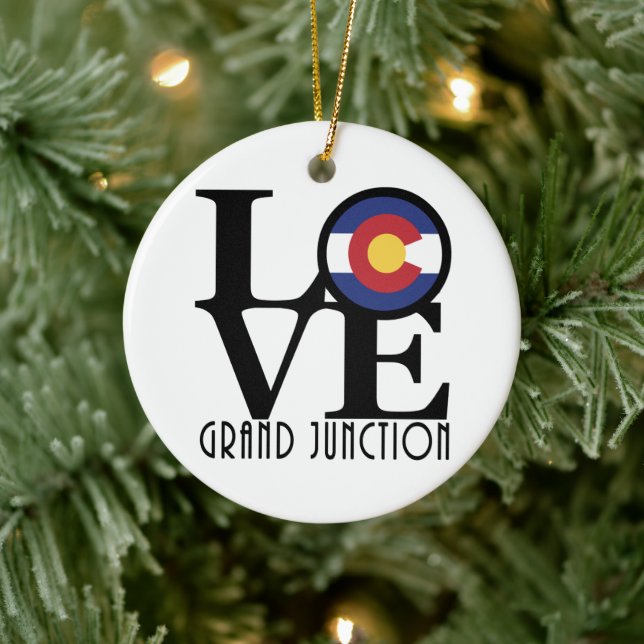 LOVE Grand Junction Ceramic Tree Decoration (Tree)