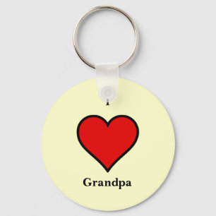 Love Grandpa Keychain 
