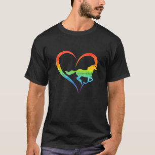 Love Graphic Horse Lover Equestrian Rider Horses F T-Shirt