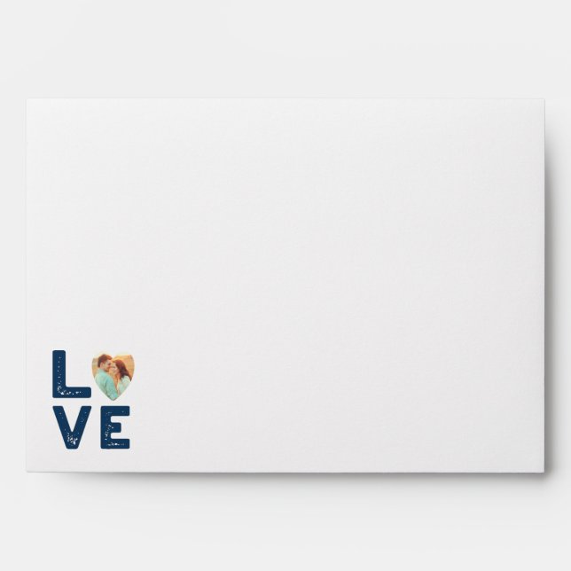 LOVE Graphic Minimalist PhotoTypewriter Font Envelope (Front)