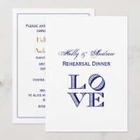 LOVE Graphic Text - Blue
