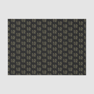 LOVE Graphic Text - Faux Gold Tissue Paper