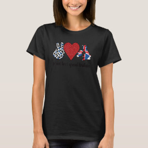Love Great Britain Proud British Flag British Root T-Shirt