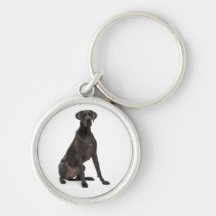 Love Great Dane Puppy Dog Key Ring