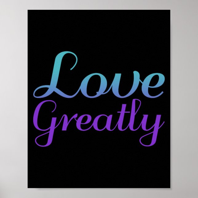 Love Greatly Prevention Awareness Design Poster (Front)