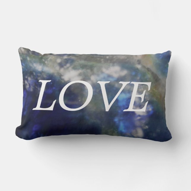 lOVE green Ivy inspiration pillow (Front)
