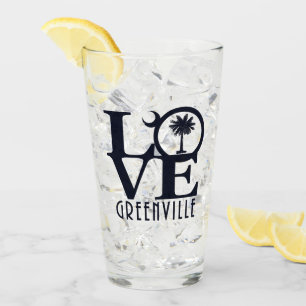 LOVE Greenville SC Glass
