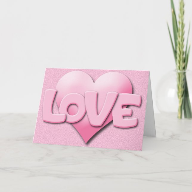 Love Greeting Card (Front)
