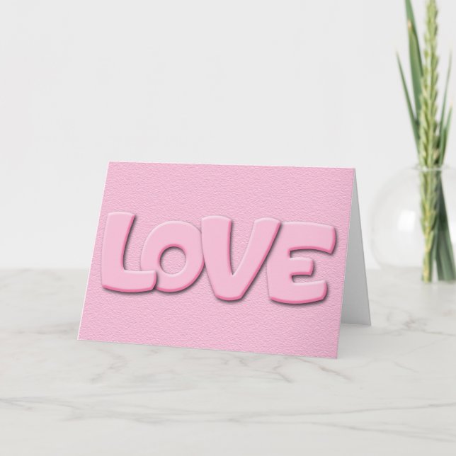 Love Greeting Card (Front)
