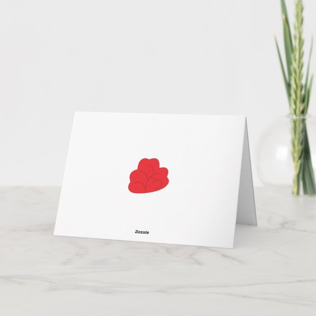 Love Greeting Card | Minimal Romantic Heart (Back)