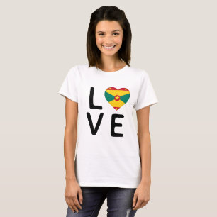 Love - Grenada Flag T-Shirt