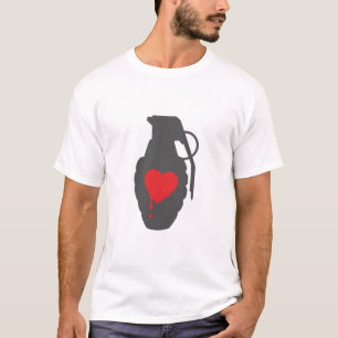 Love Grenade - Love is a Battlefield T-Shirt
