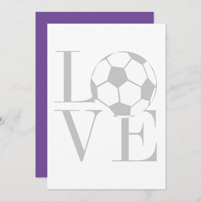 love grey football save the dates save the date (Front/Back)