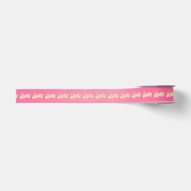 Love Grosgrain Ribbon (Front)
