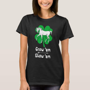 Love Growing Horses Showing Livestock Farmer Costu T-Shirt