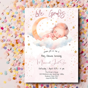 Love grows, baby shower invitation
