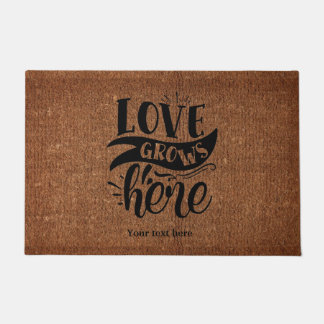 Love grows here doormat