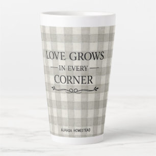 ⭐ LOVE GROWS IN EVERY CORNER - LATTE MUG