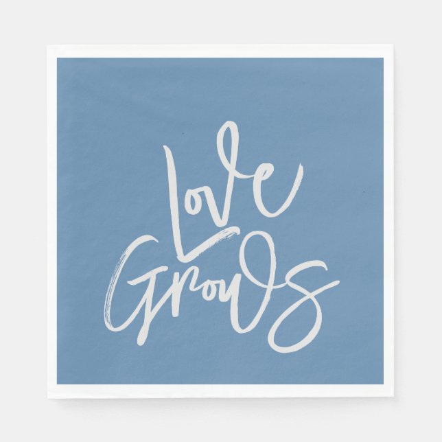 Love Grows   Napkin (Front)