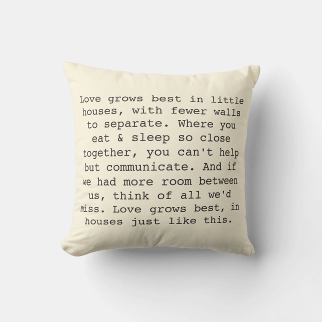 Love Grows Pillows (Front)