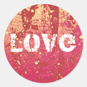 Love Grunge Urban Sunrise Sticker