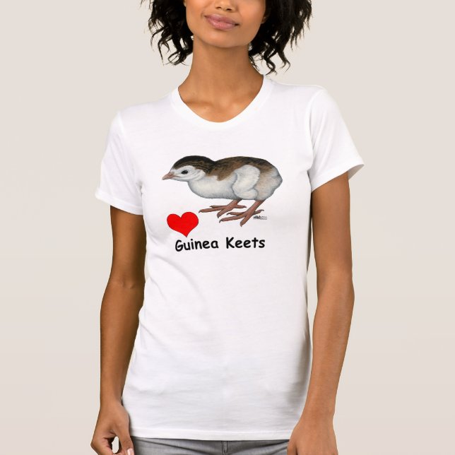 Love Guinea Keets T-Shirt (Front)