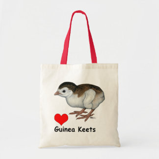 Love Guinea Keets Tote Bag