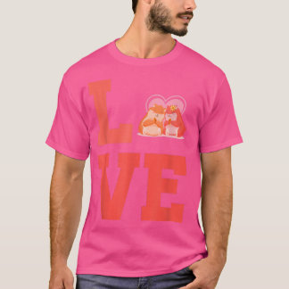 Love Guinea Pig Owner Pet Animals Lover Cavy Cavie T-Shirt
