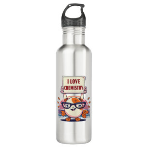 Love Guppies and Chemistry 710 Ml Water Bottle